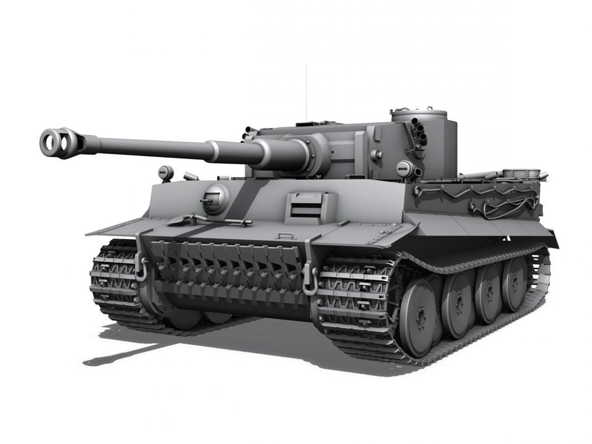 panzer vi – tiger – early production 3d model 3ds fbx c4d lwo obj 202260