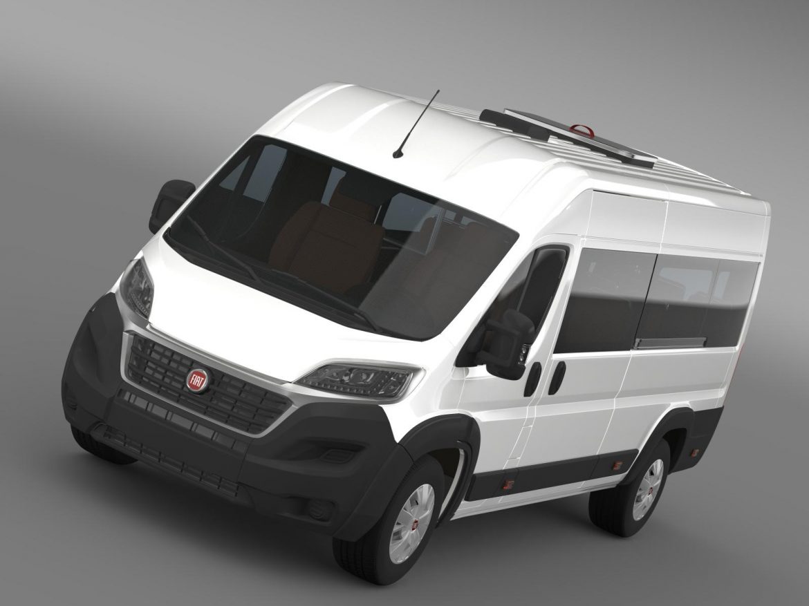 fiat ducato scuolabus 2015 3d model 3ds max fbx c4d lwo ma mb hrc xsi obj 203043