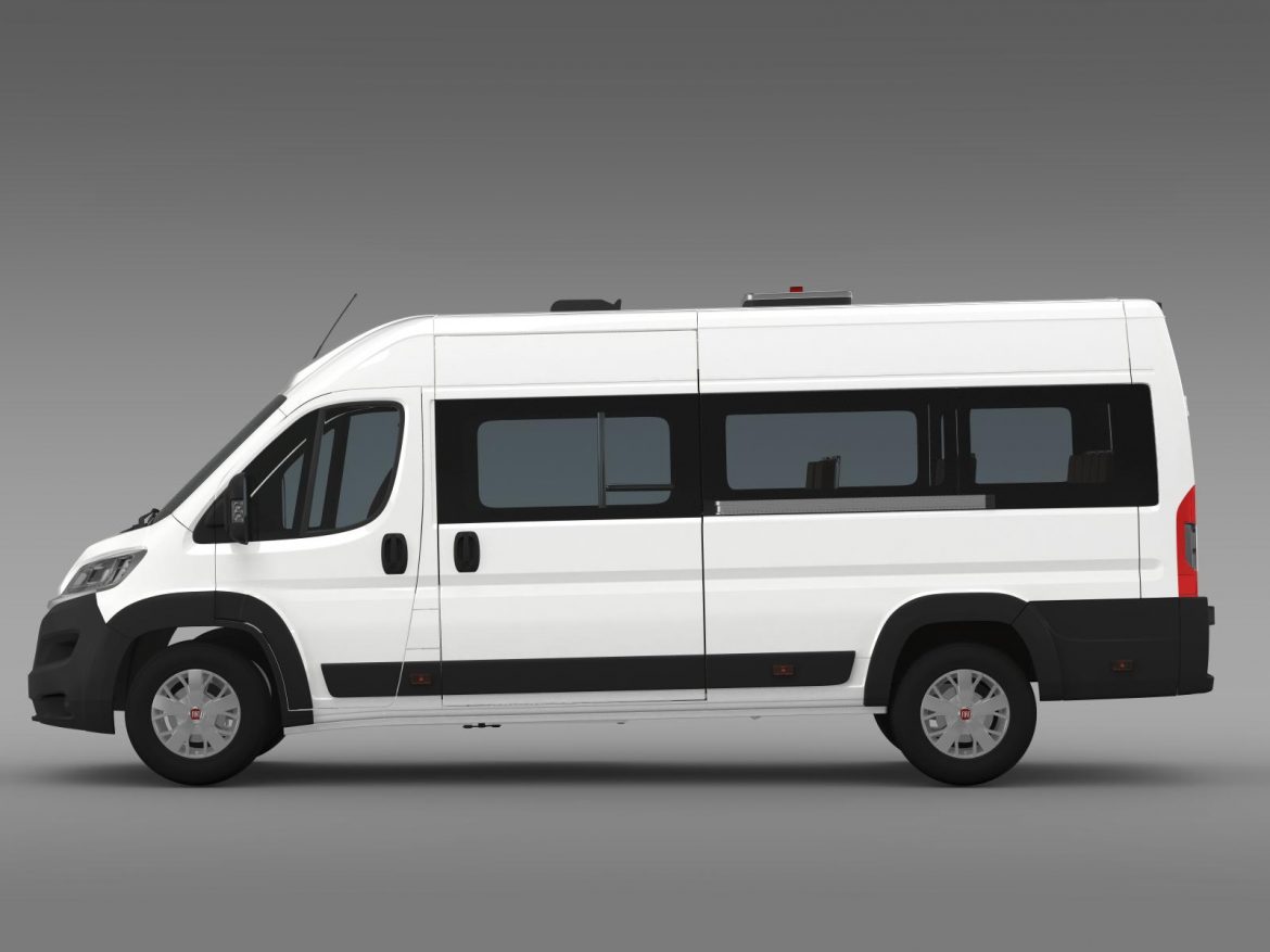 fiat ducato scuolabus 2015 3d model 3ds max fbx c4d lwo ma mb hrc xsi obj 203048