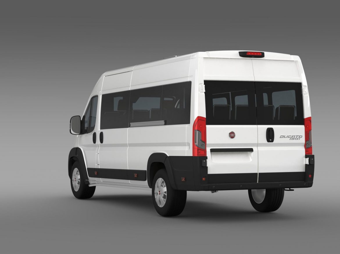 fiat ducato scuolabus 2015 3d model 3ds max fbx c4d lwo ma mb hrc xsi obj 203050