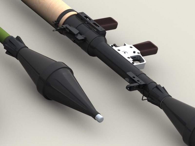 Arma de jogo portátil de lançador de mísseis RPG-7 AAA Modelo 3D $39 -  .unknown .upk .3ds .fbx .max .obj - Free3D