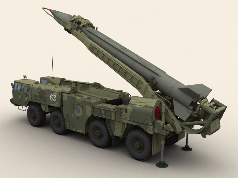 SCUD B Missile Launcher 3D Model | FlatPyramid