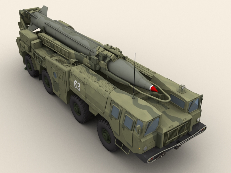 SCUD B Missile Launcher 3D Model | FlatPyramid