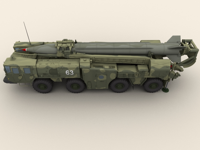 SCUD B Missile Launcher 3D Model | FlatPyramid