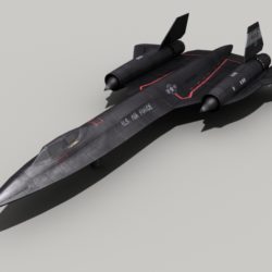 sr-71 blackbird 3d model 3ds max fbx obj 203584