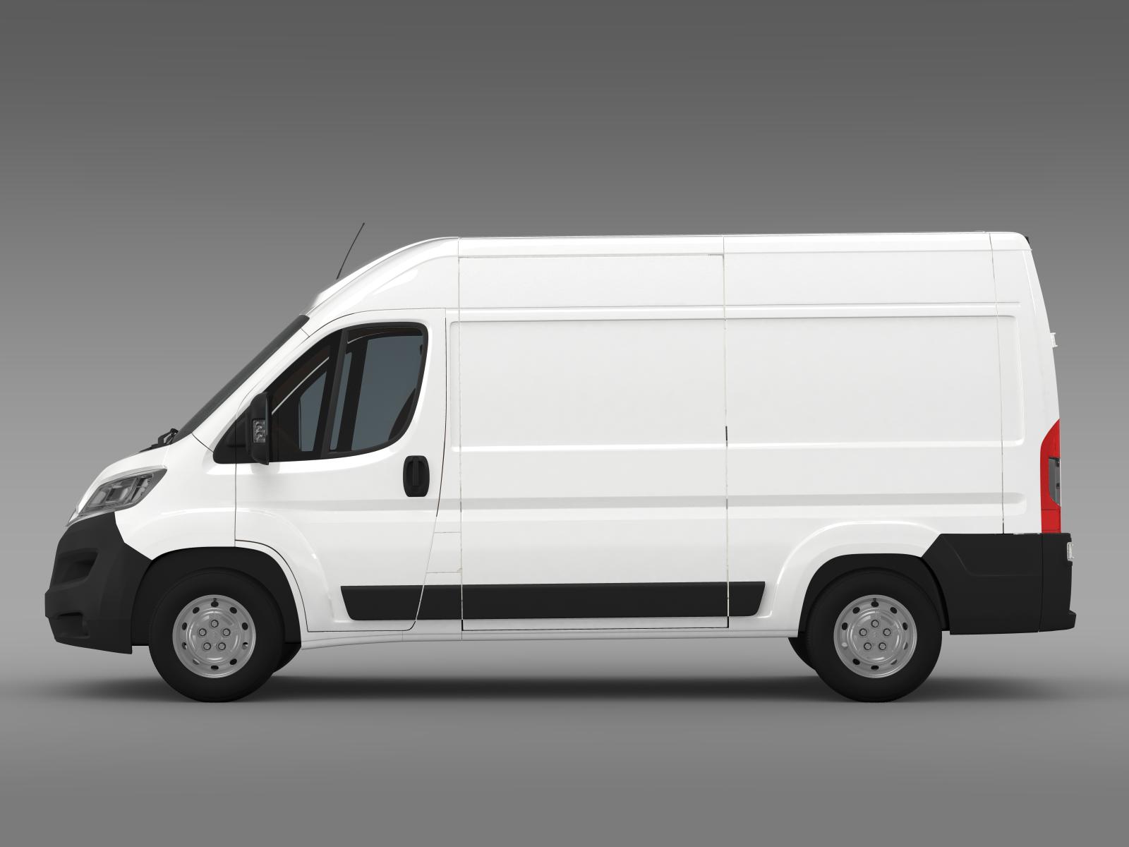 Citroen Jumper Van L2H2 2015 3D Model | FlatPyramid