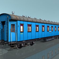 passenger rail car 3d model 3ds max fbx 203853