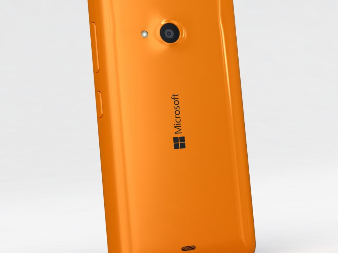 microsoft lumia 535 and dual sim orange 3d model 3ds max fbx c4d obj 204106