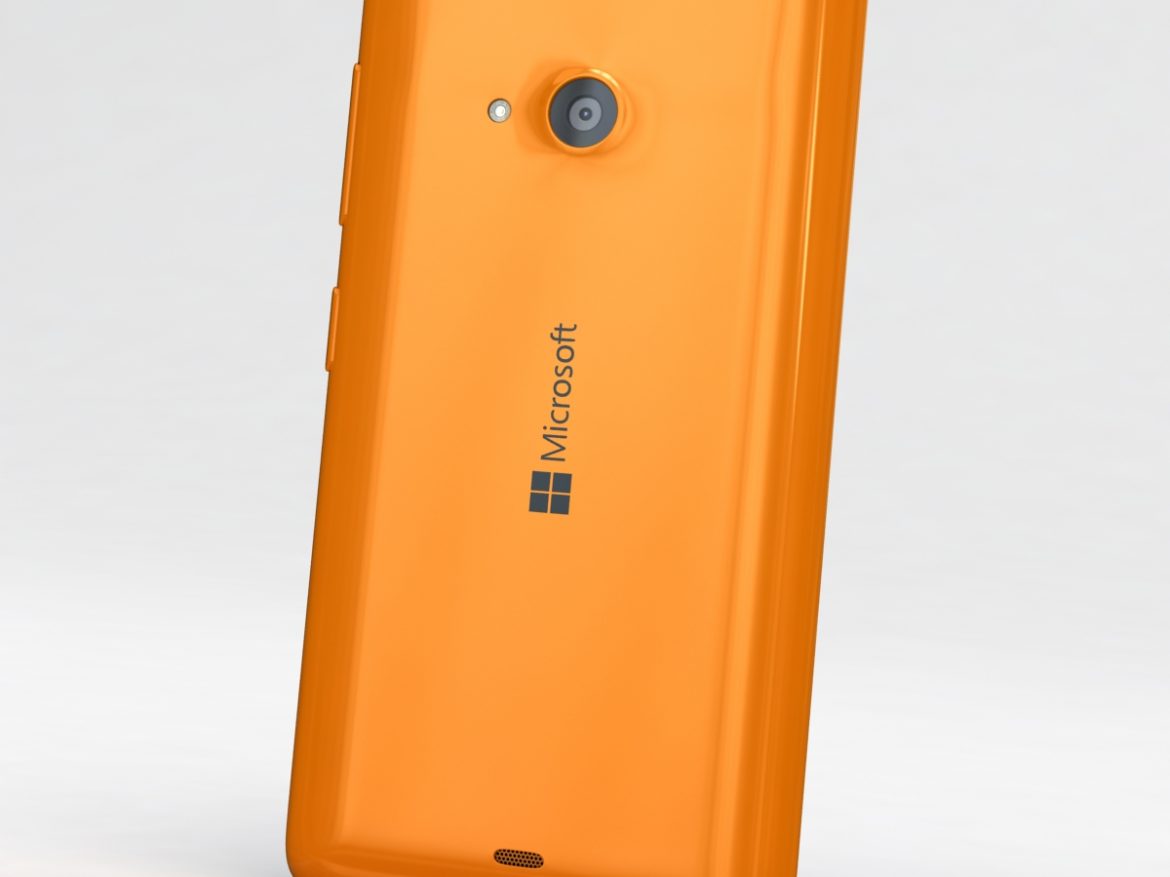 microsoft lumia 535 and dual sim orange 3d model 3ds max fbx c4d obj 204107