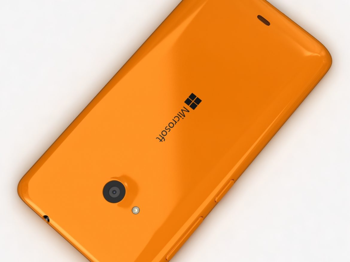 microsoft lumia 535 and dual sim orange 3d model 3ds max fbx c4d obj 204112