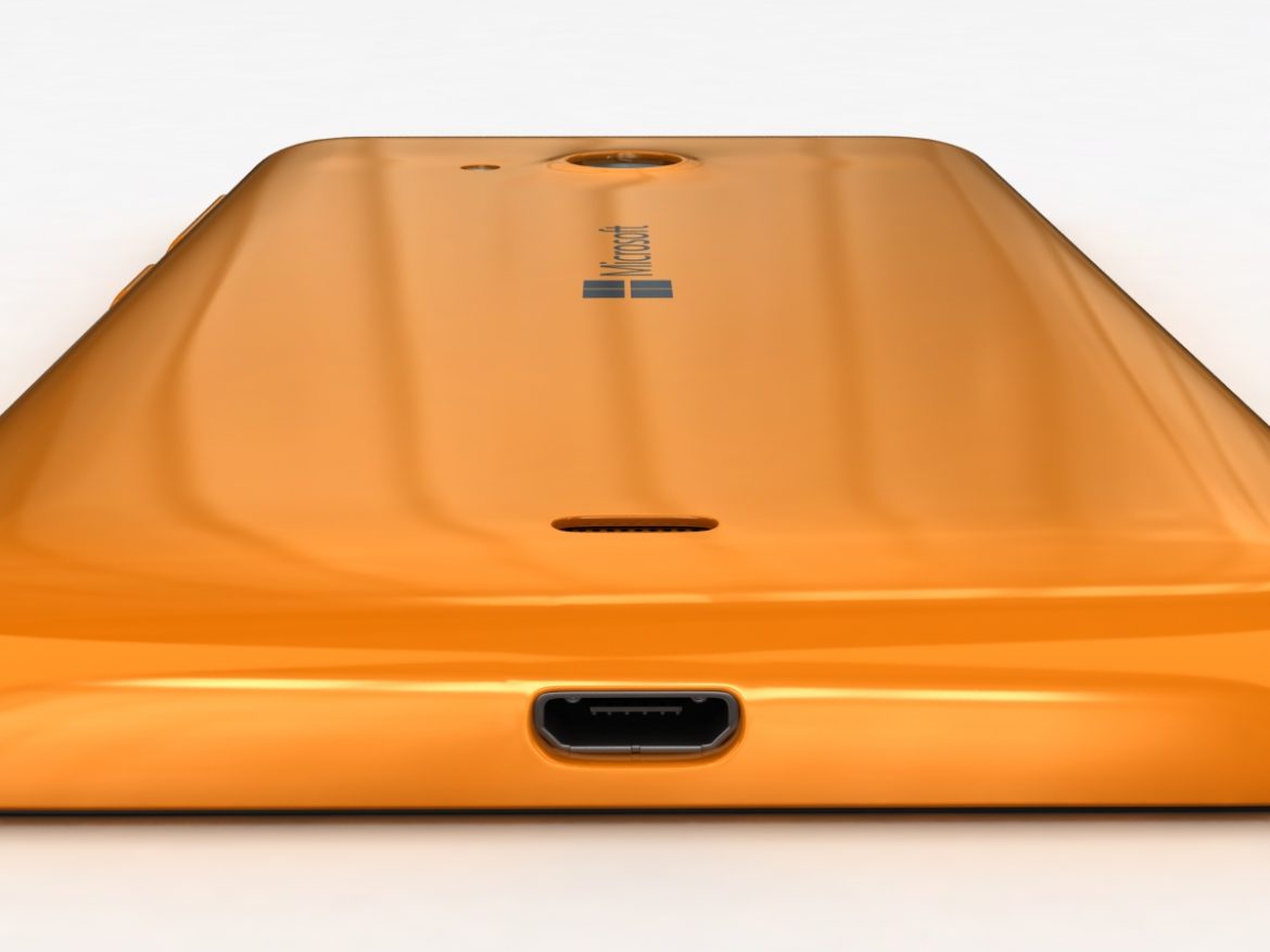 microsoft lumia 535 and dual sim orange 3d model 3ds max fbx c4d obj 204116