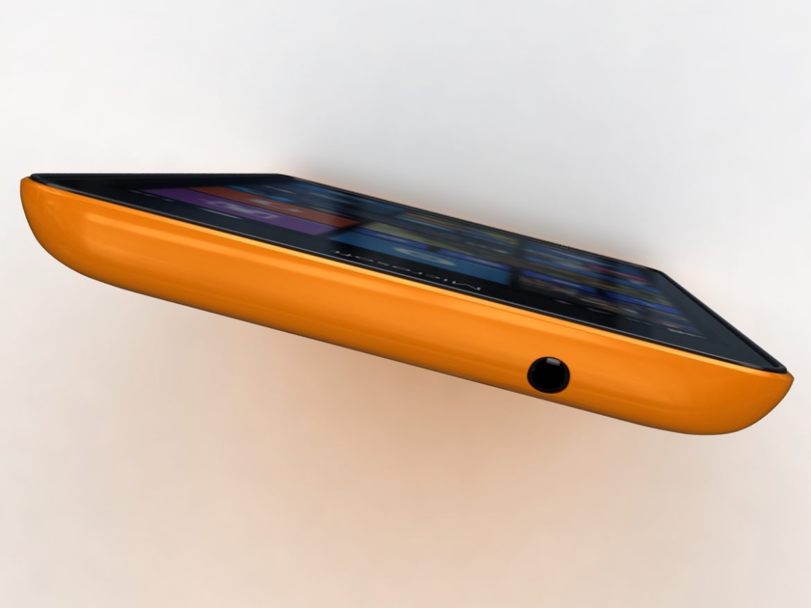 microsoft lumia 535 and dual sim orange 3d model 3ds max fbx c4d obj 204122