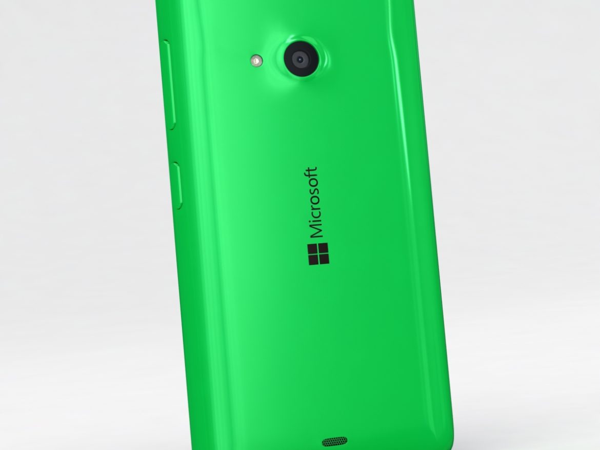 microsoft lumia 535 and dual sim green 3d model 3ds max fbx c4d obj 204167
