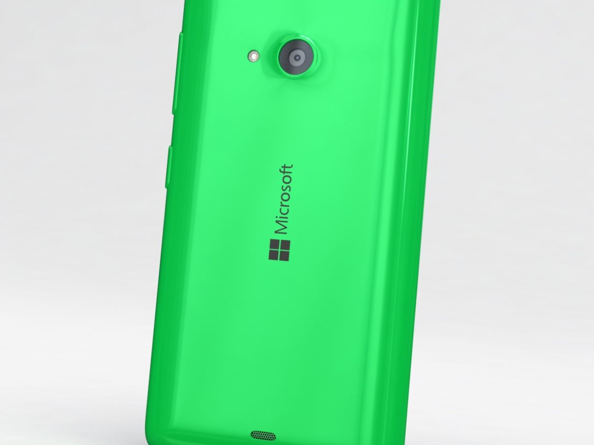 microsoft lumia 535 and dual sim green 3d model 3ds max fbx c4d obj 204168