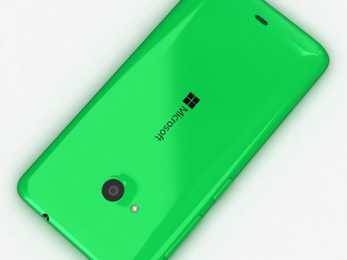 microsoft lumia 535 and dual sim green 3d model 3ds max fbx c4d obj 204173