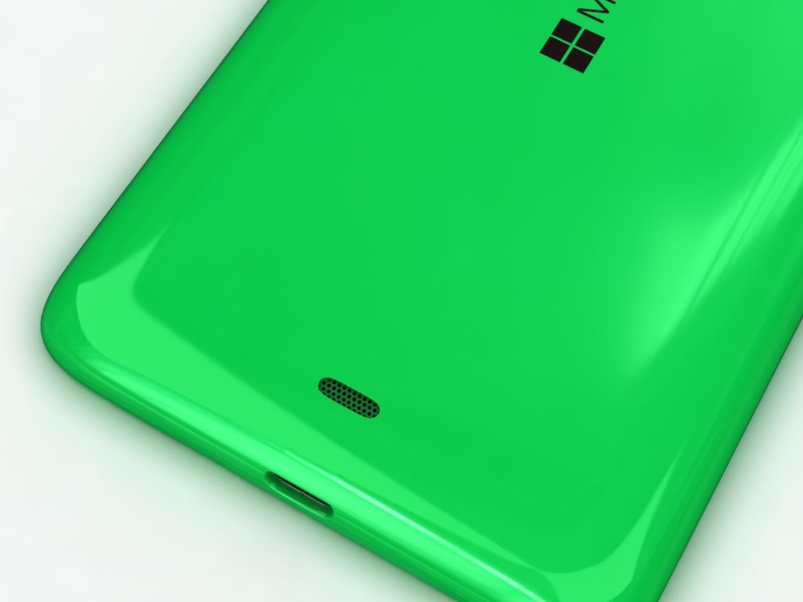 microsoft lumia 535 and dual sim green 3d model 3ds max fbx c4d obj 204175