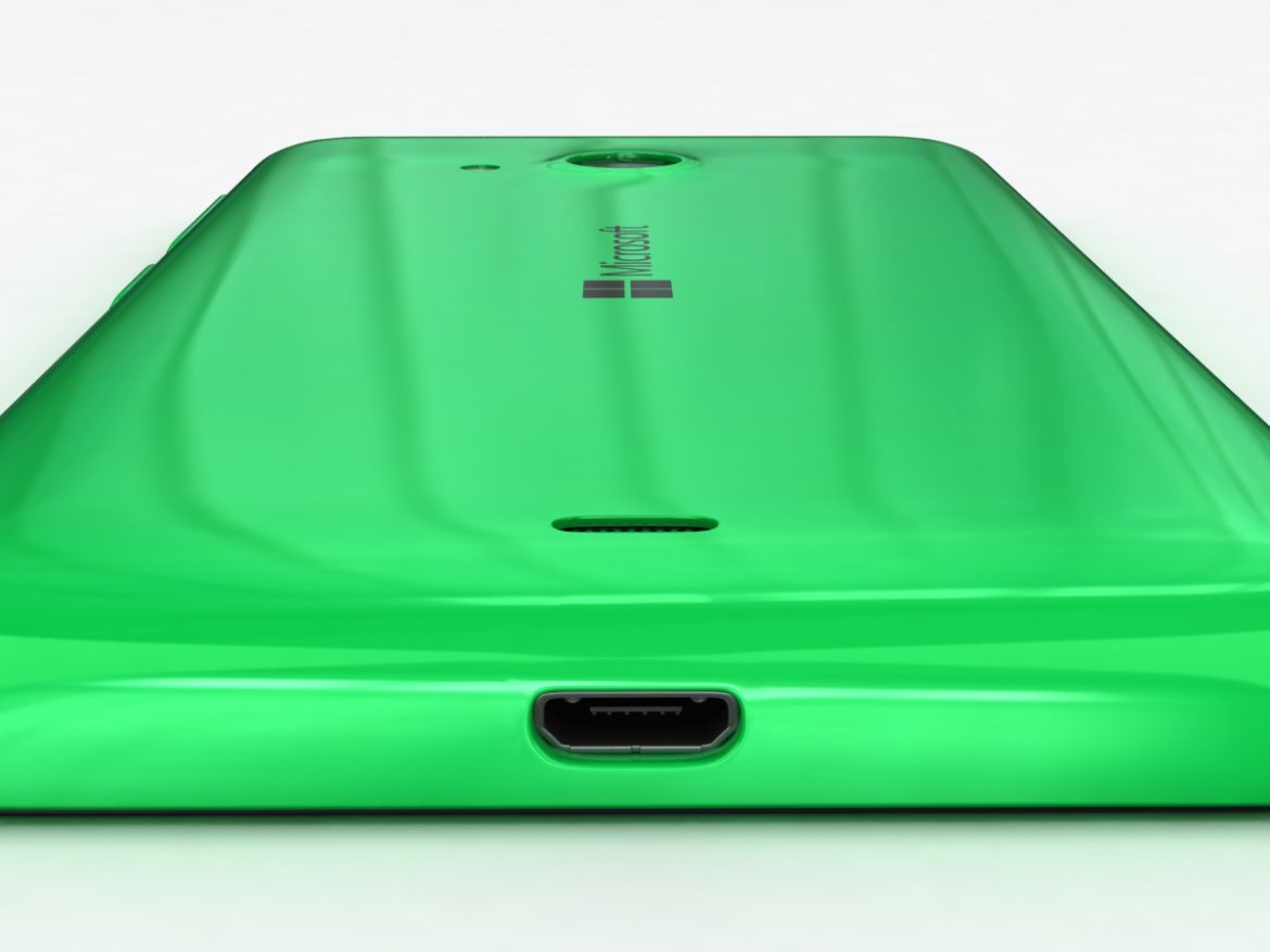 microsoft lumia 535 and dual sim green 3d model 3ds max fbx c4d obj 204177