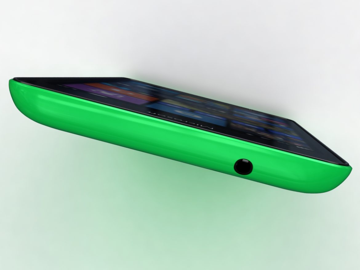 microsoft lumia 535 and dual sim green 3d model 3ds max fbx c4d obj 204183