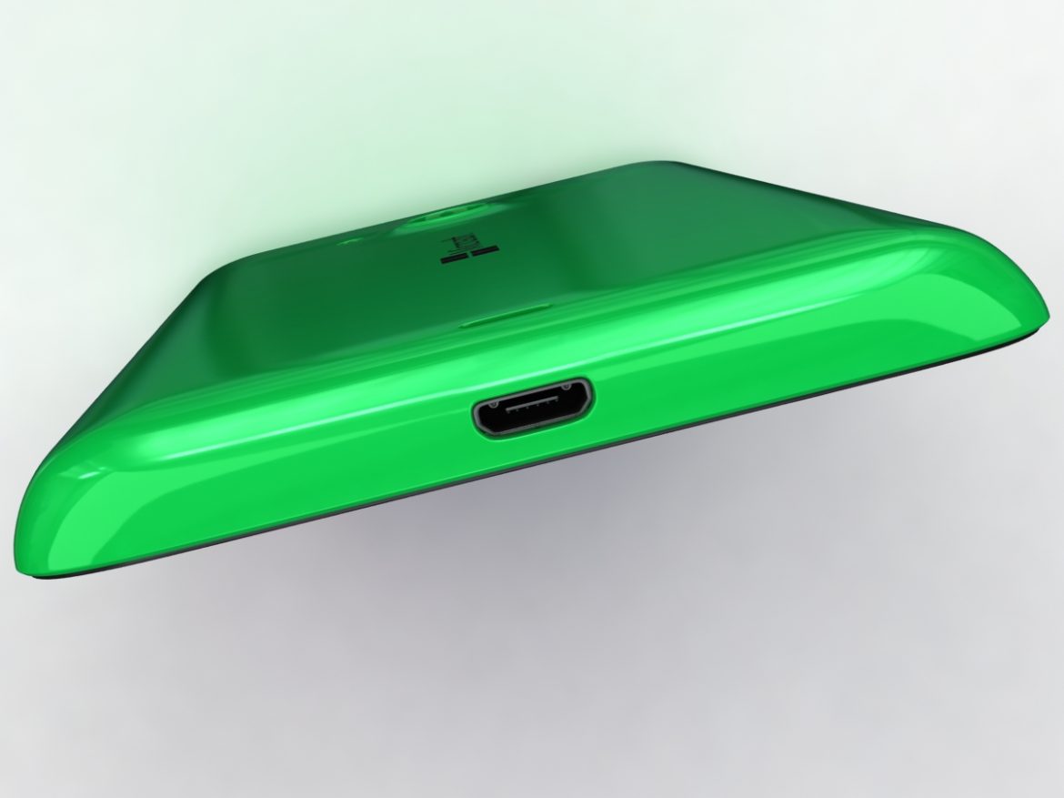 microsoft lumia 535 and dual sim green 3d model 3ds max fbx c4d obj 204184