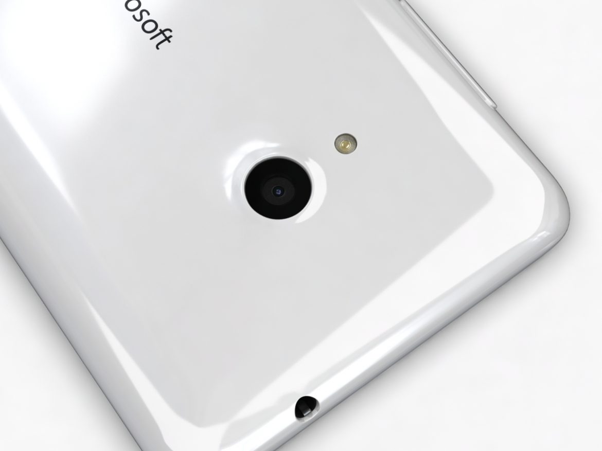microsoft lumia 535 and dual sim white 3d model 3ds max fbx c4d obj 204289