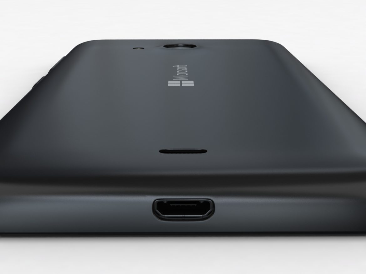 microsoft lumia 535 and dual sim black 3d model 3ds max fbx c4d obj 204358