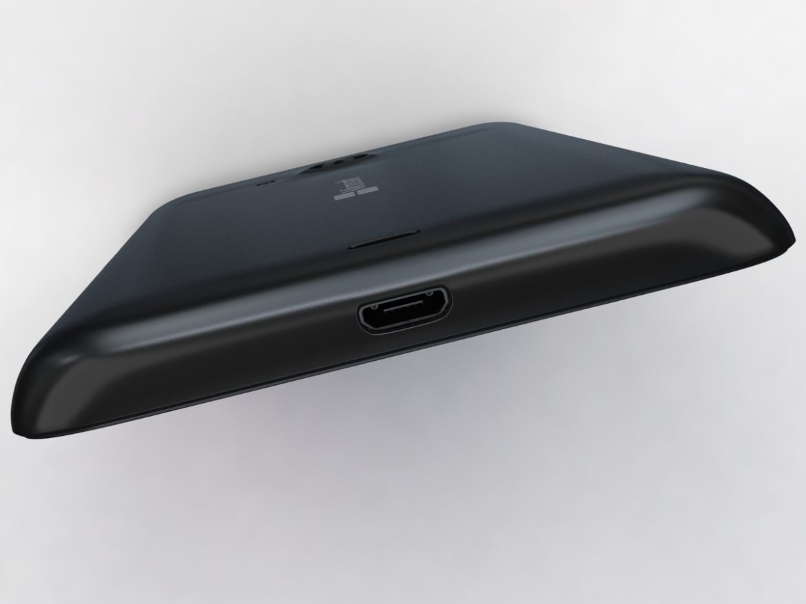 microsoft lumia 535 and dual sim black 3d model 3ds max fbx c4d obj 204364