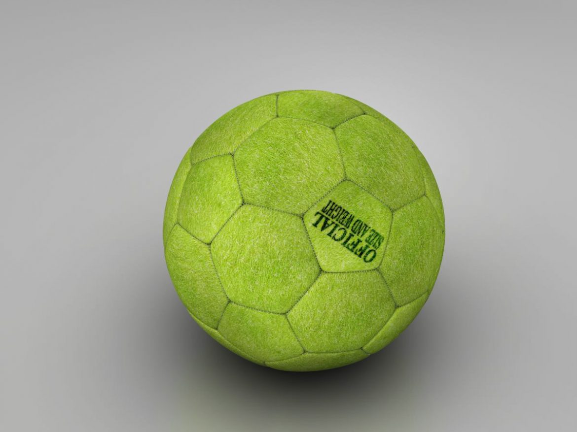 soccerball indoor 3d model 3ds max fbx c4d ma mb obj 205139