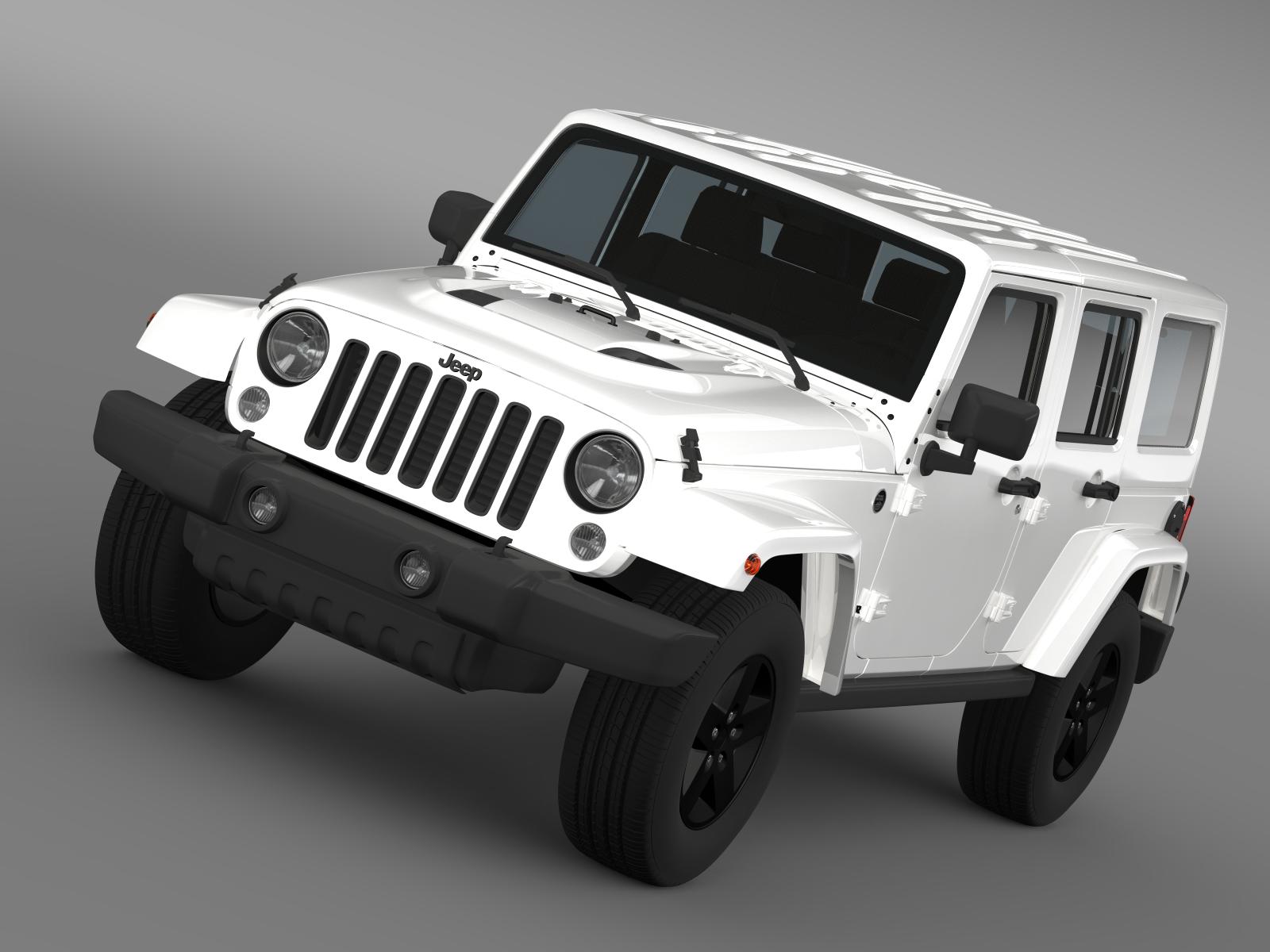 Jeep Wrangler Unlimited X 2015 3D Model - FlatPyramid
