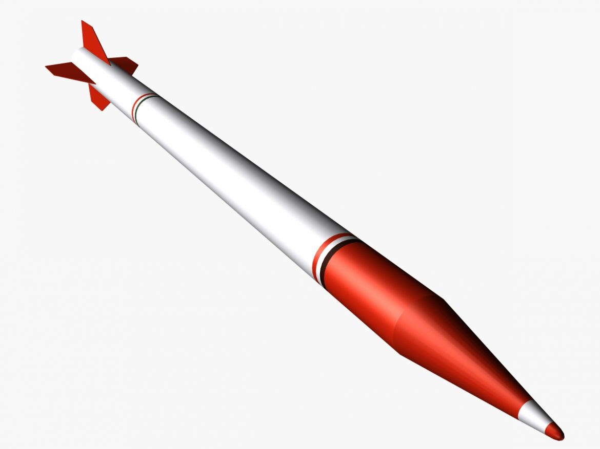 oghab rocket 3d model 3ds dxf fbx blend cob dae x  obj 205495