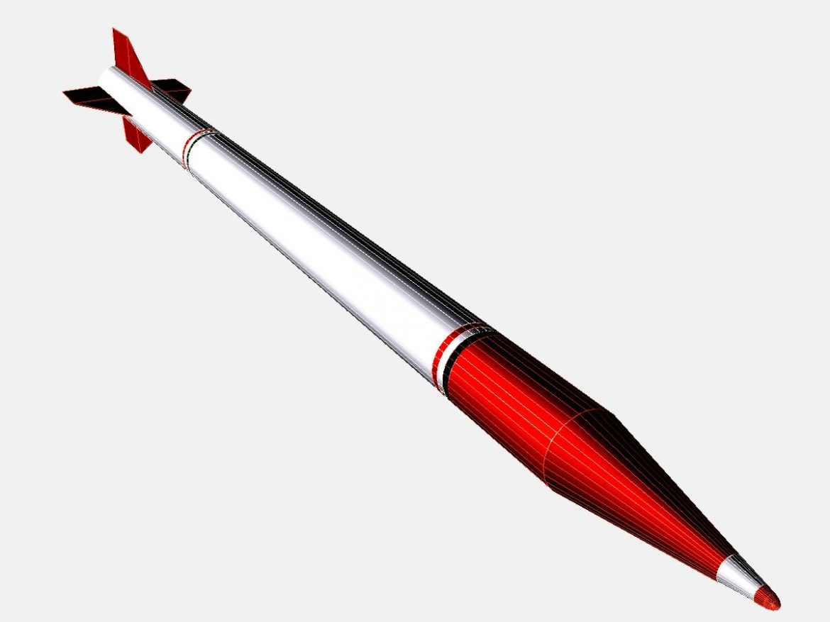 oghab rocket 3d model 3ds dxf fbx blend cob dae x  obj 205498