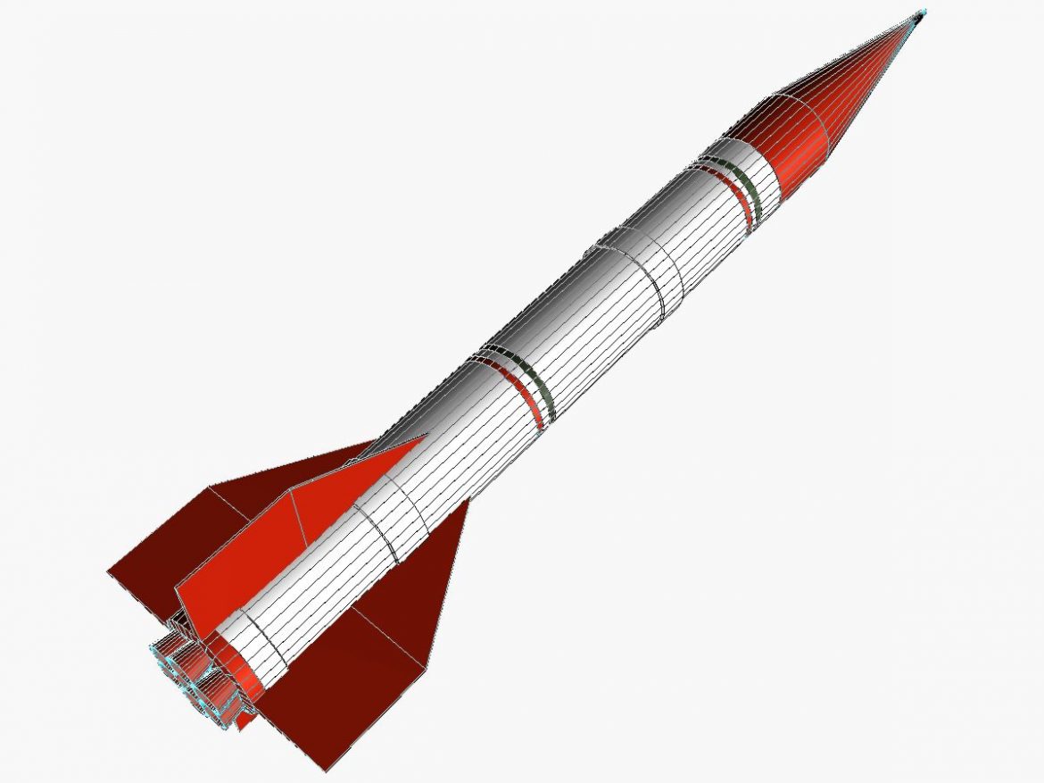 shahin ii rocket 3d model 3ds dxf fbx blend cob dae x  obj 205507
