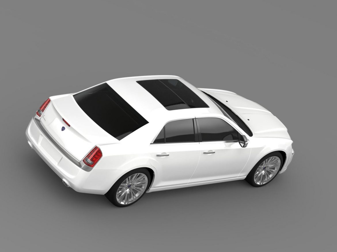 Lancia Thema Limousine 3D Model MAX OBJ 3DS FBX C4D LWO LW 