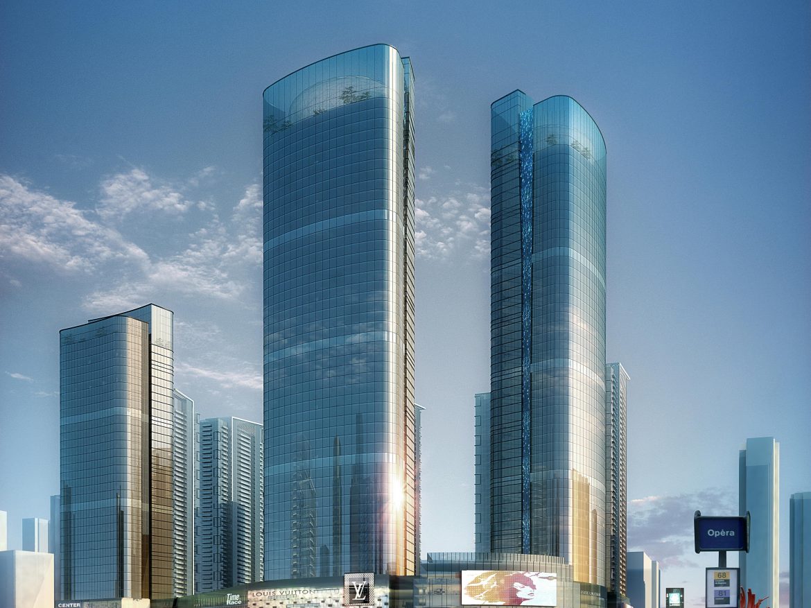 skyscraper business center 002 3d model max 205822