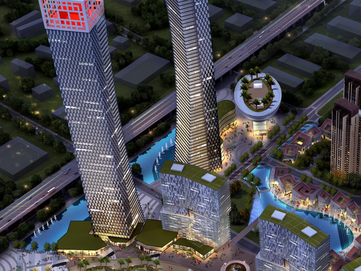 skyscraper business center 016 3d model max 205913