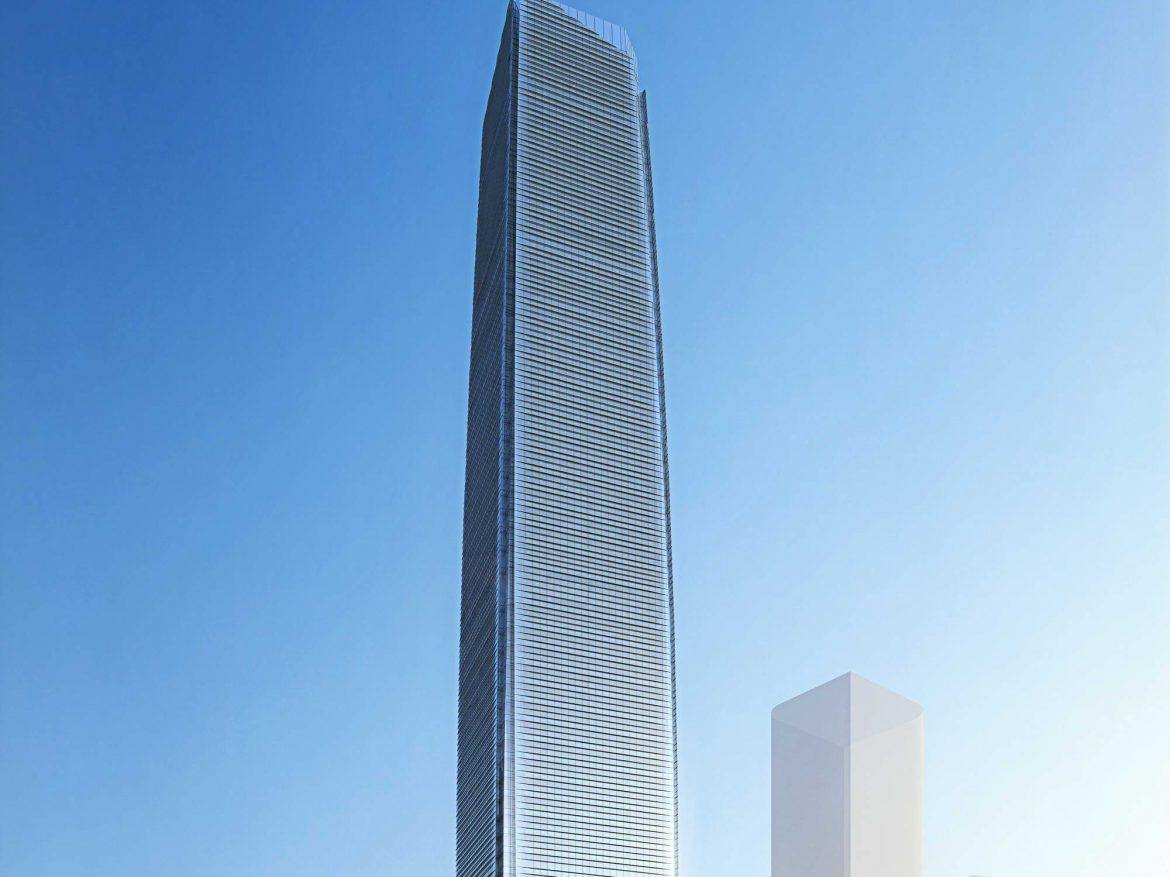 skyscraper business center 018 3d model max psd 205993