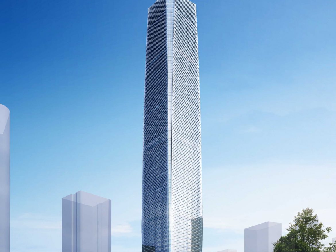 skyscraper business center 018 3d model max psd 205996