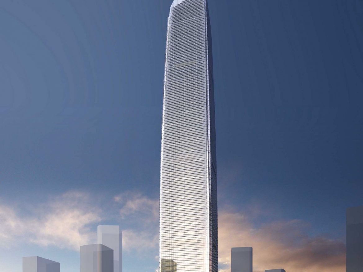 skyscraper business center 018 3d model max psd 205997