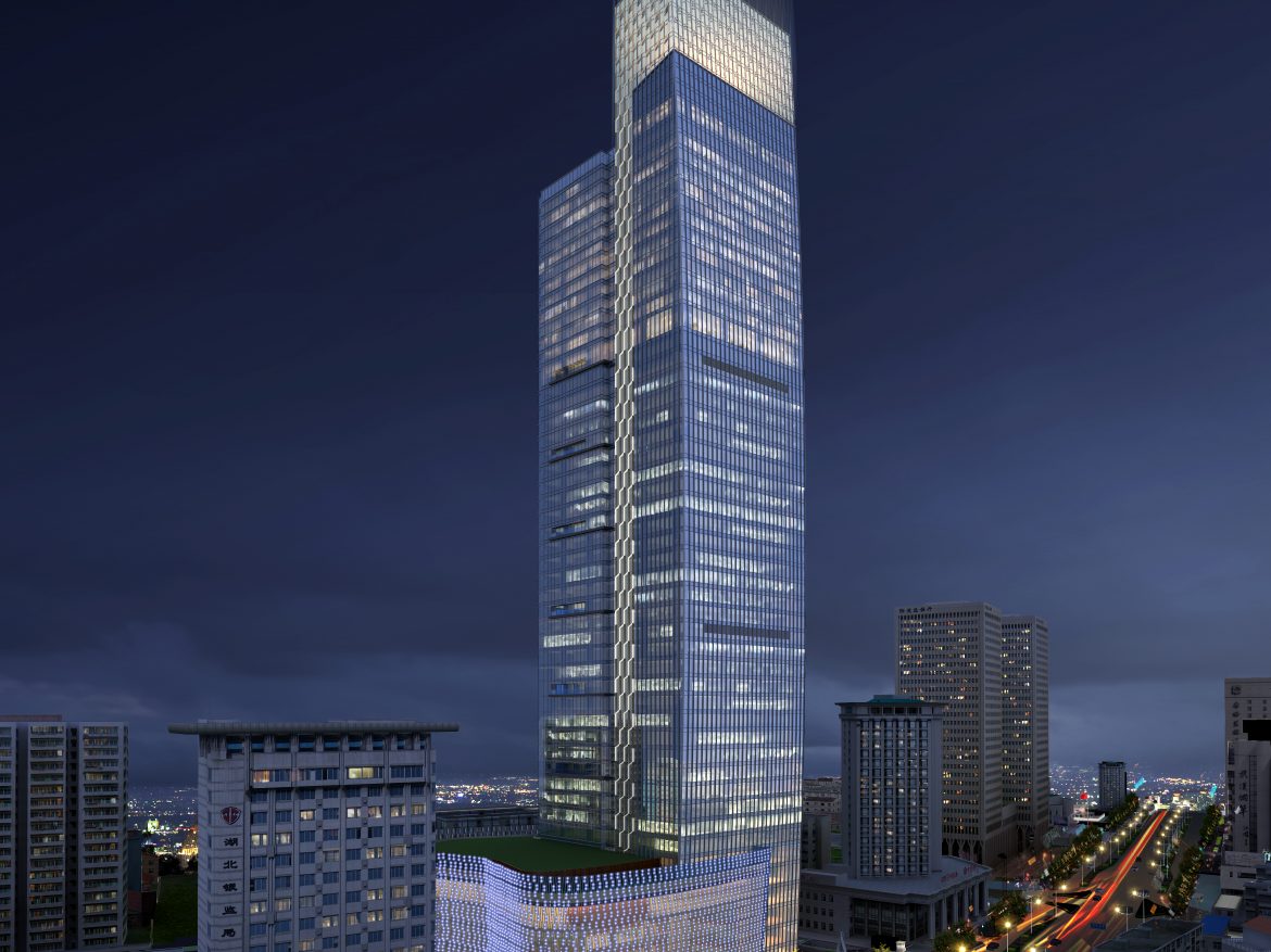 skyscraper business center 051 3d model max 206180