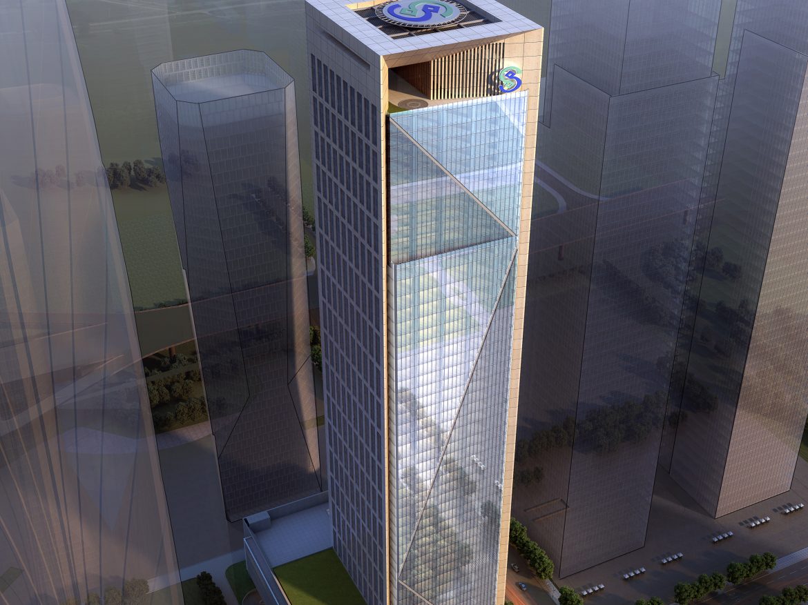 skyscraper office building 002 3d model max 206249