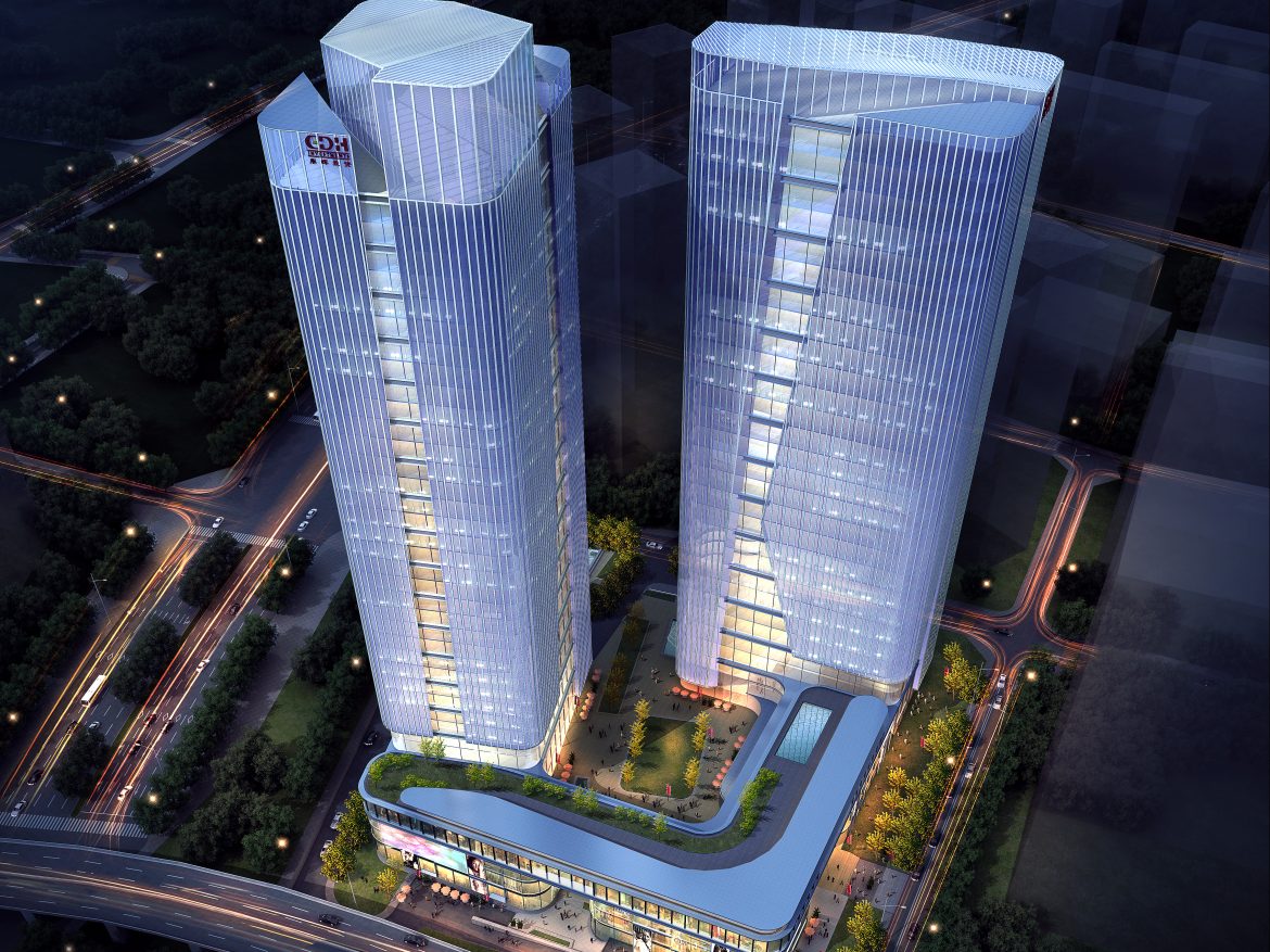 skyscraper office building 019 3d model max psd 206337