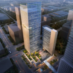 skyscraper office building 023 3d model max psd 206387