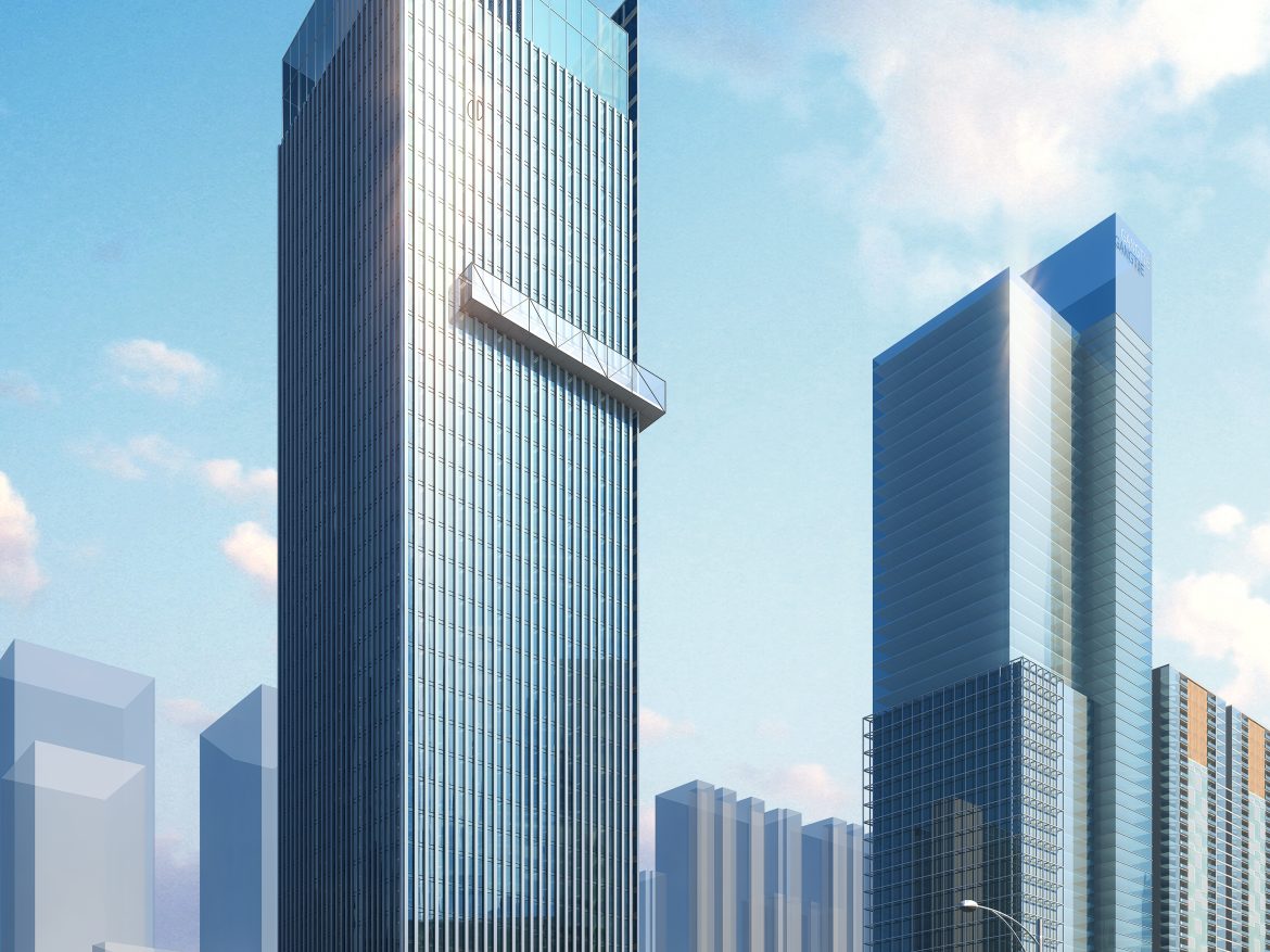 skyscraper office building 023 3d model max psd 206388