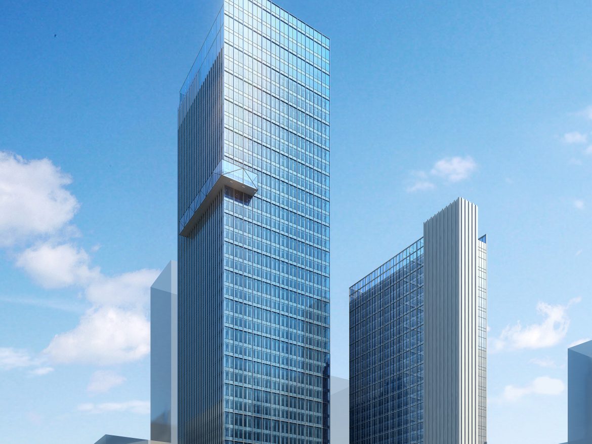 skyscraper office building 023 3d model max psd 206390