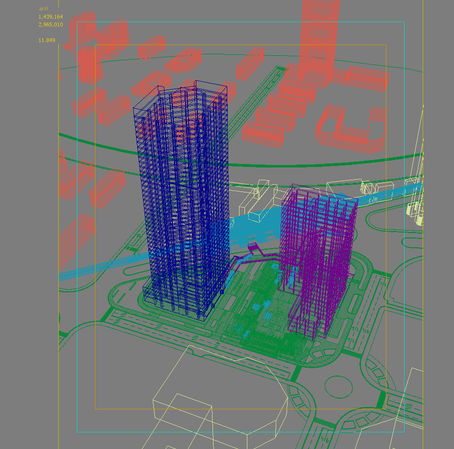 Skyscraper Office Building 027 3D Model - FlatPyramid