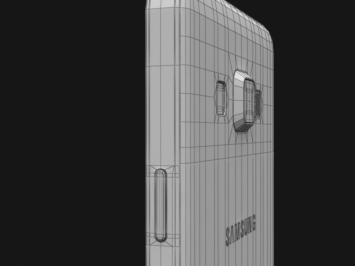 samsung galaxy a3 and a3 duos white 3d model 3ds max fbx c4d obj 206597