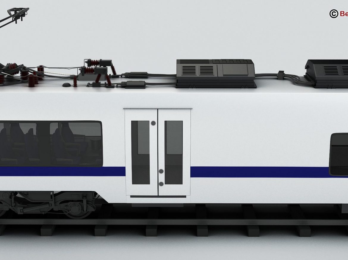 generic commuter train 3d model 3ds max fbx c4d ma mb obj 206618