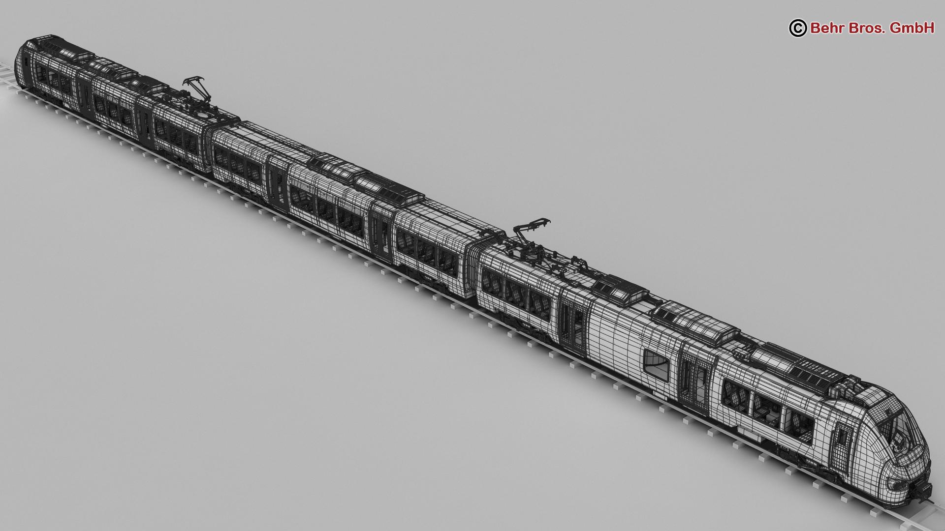 Generic Commuter Train 3d Model Vehicles 3d Models 