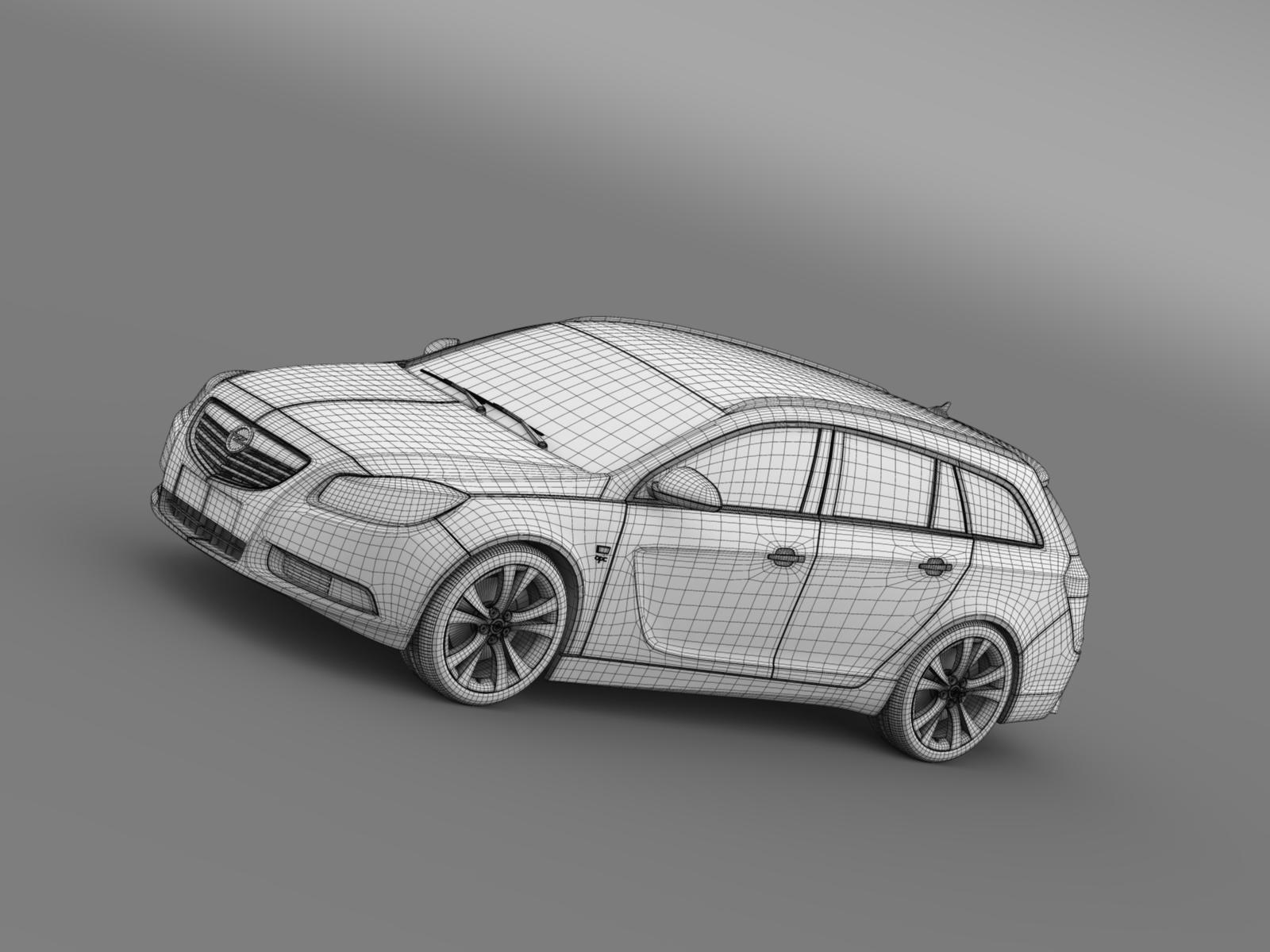 Opel Astra J OPC 2015 Modelo 3D - Descargar Vehículos on