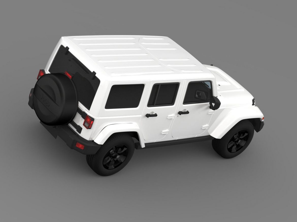 jeep wrangler black edition 2 2015 3d model 3ds max fbx c4d lwo ma mb hrc xsi obj 207786