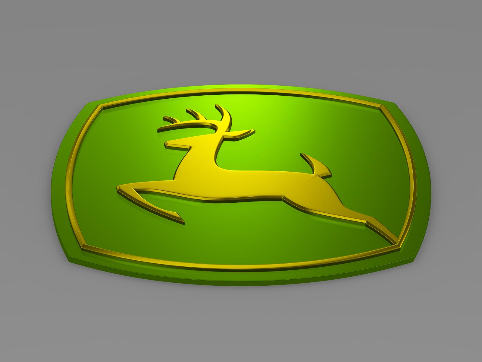 John Deere Logo - 3D Model by 3d_logoman
